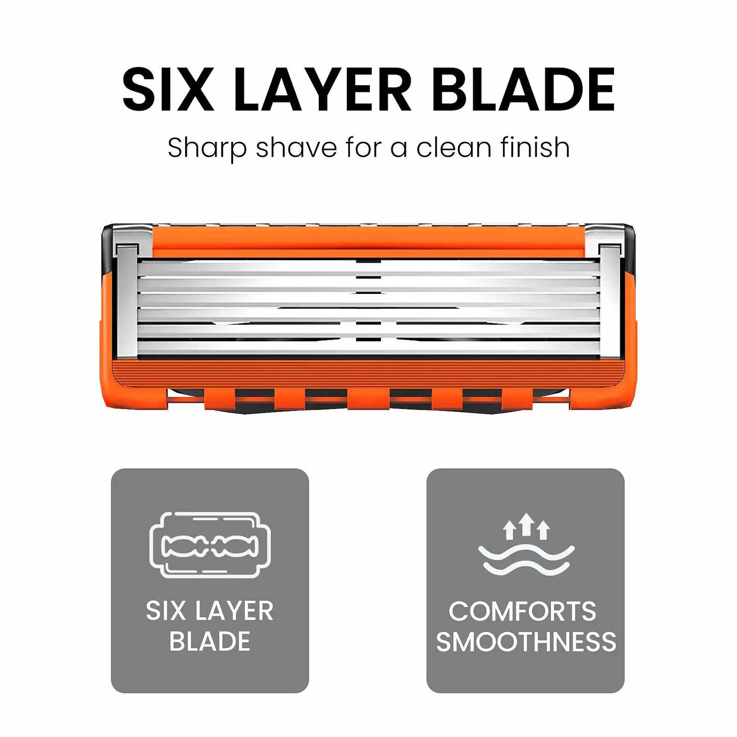 24-Piece Men's Razor Blade Set with Free Handle