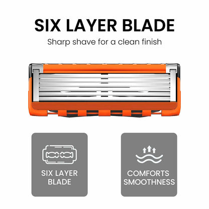 24-Piece Men's Razor Blade Set with Free Handle