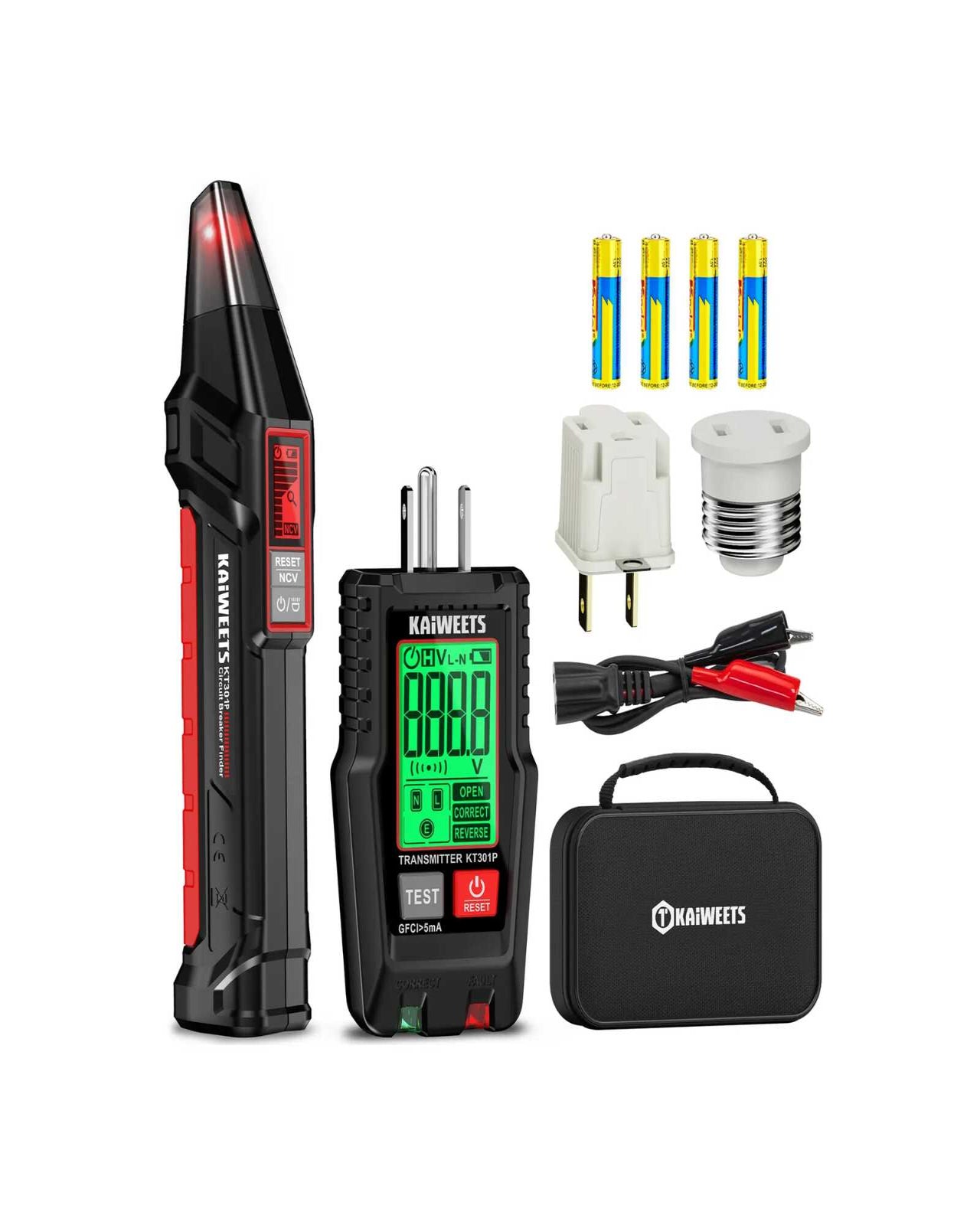 Instant Safety Digital Voltage Tester & Electrical Repair Kit