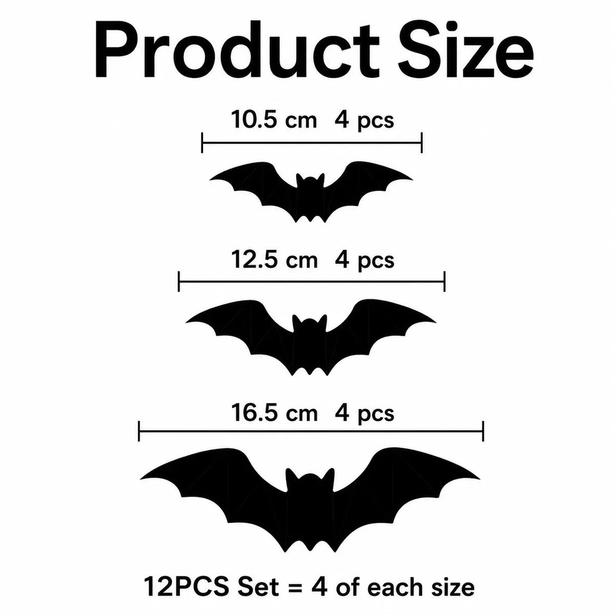 3D Glowing Bat Light LED Wall Stickers: Bendable Spooky Halloween Ornaments