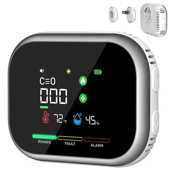 6-in-1 Portable Carbon Monoxide & Combustible Gas Alarm