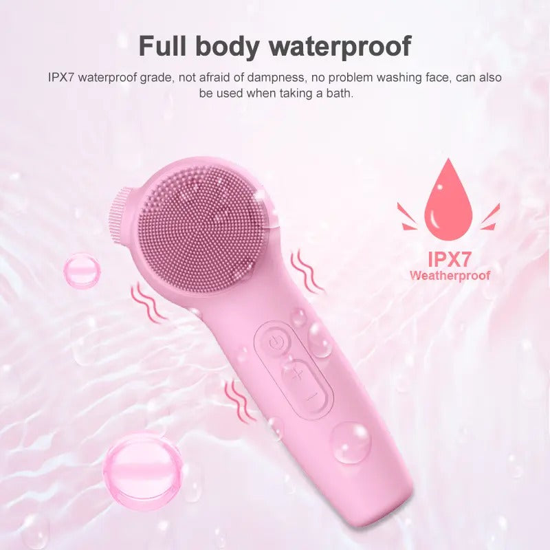 Radiance-Boosting LED Light Therapy & Sonic Facial Cleansing Brush