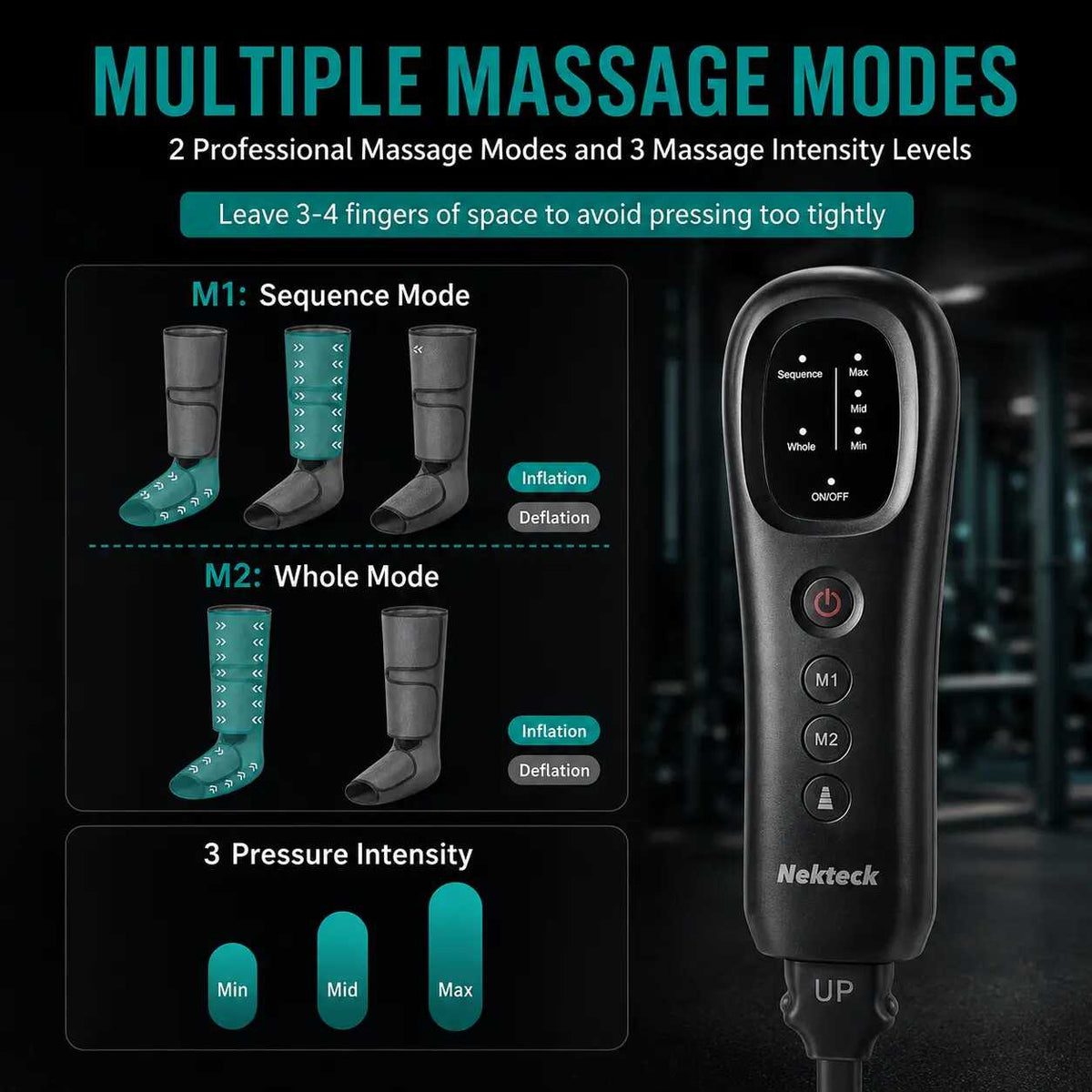 Targeted Air Compression Leg Massager for Deep Circulation & Rapid Recovery