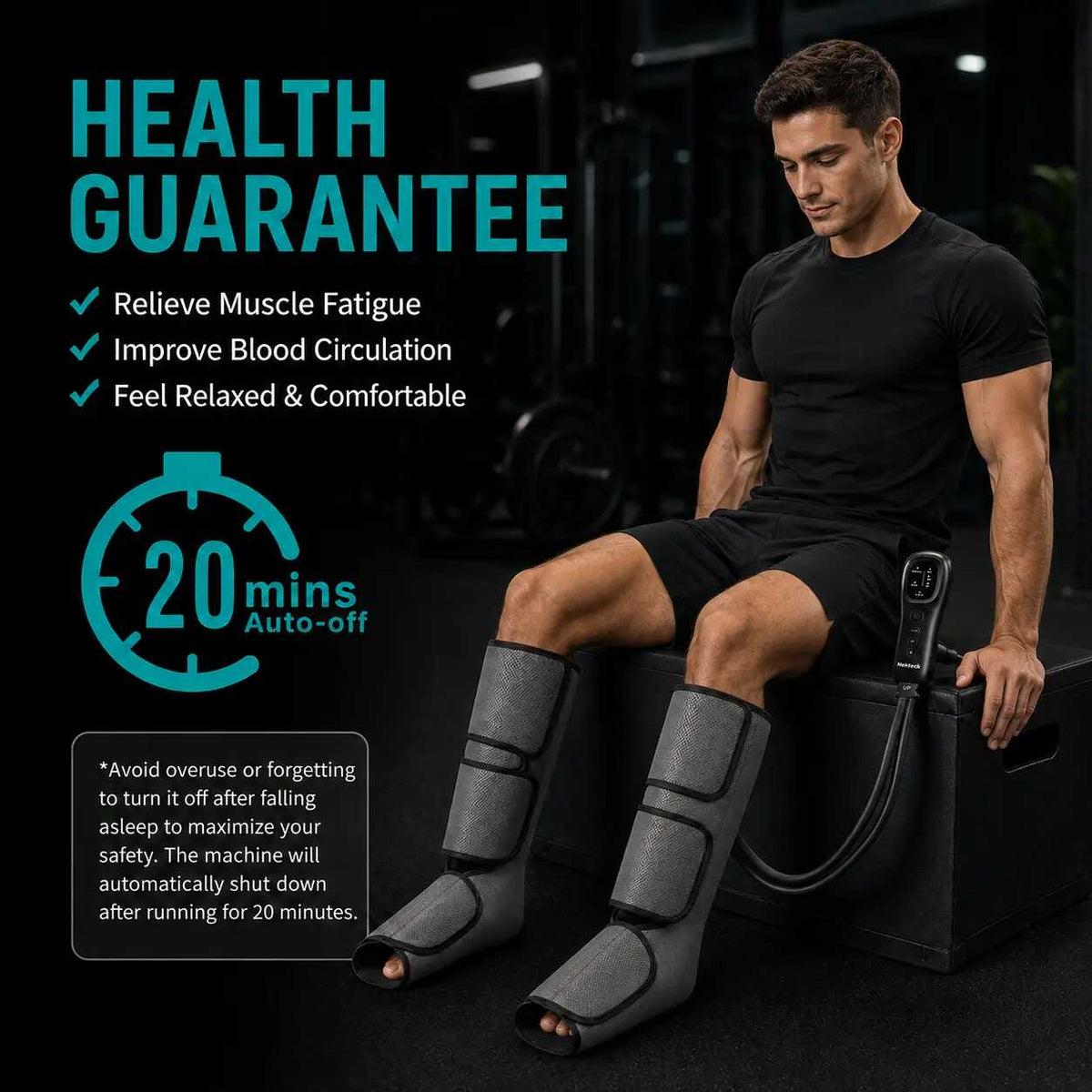 Targeted Air Compression Leg Massager for Deep Circulation & Rapid Recovery