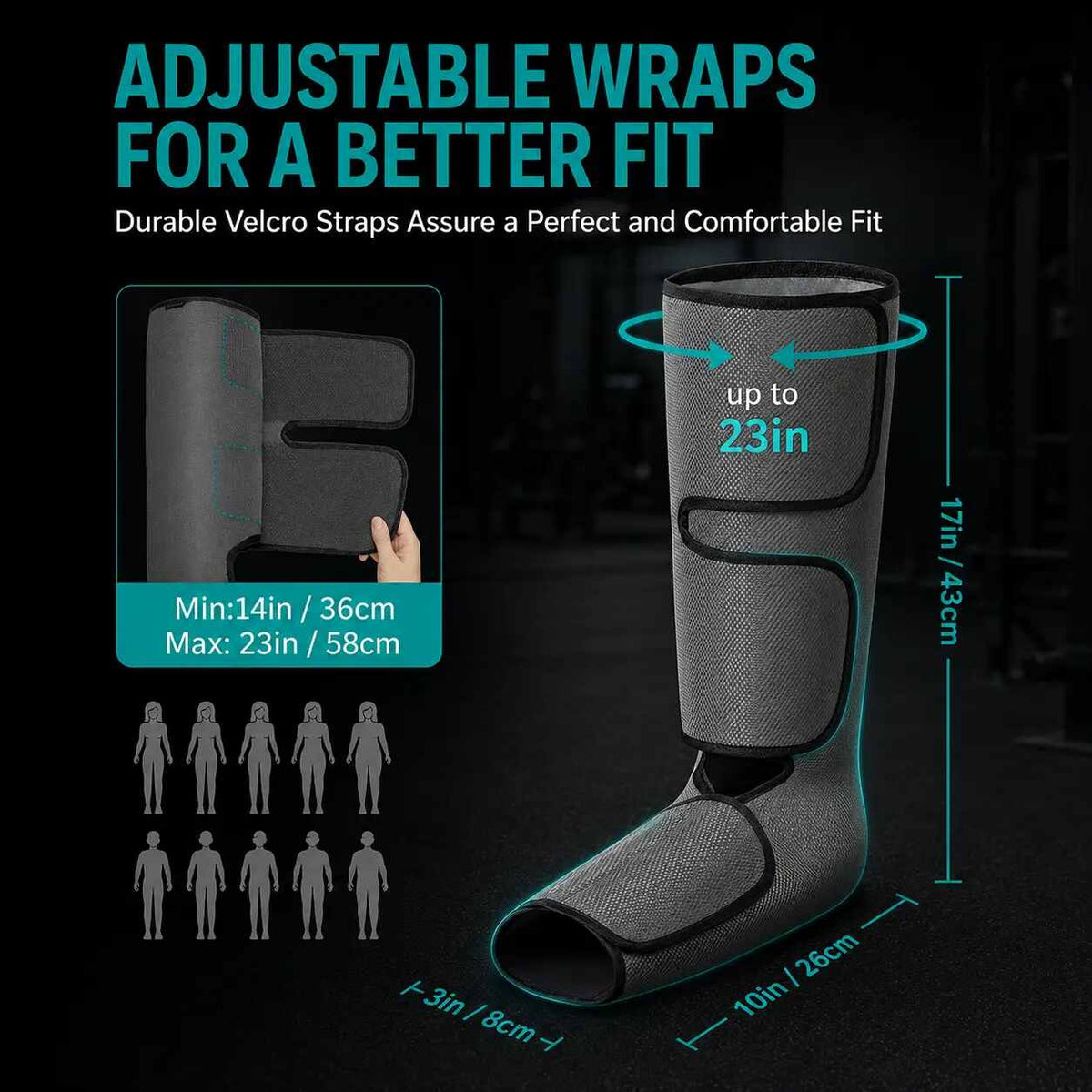Targeted Air Compression Leg Massager for Deep Circulation & Rapid Recovery
