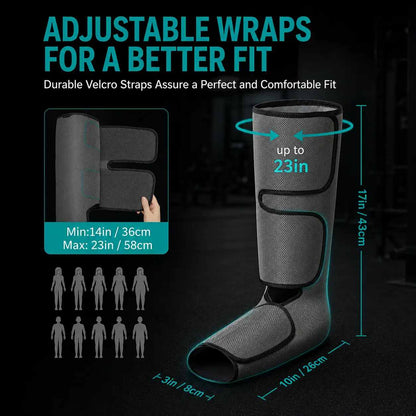 Targeted Air Compression Leg Massager for Deep Circulation & Rapid Recovery