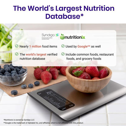 AI Smart Food Scale & Digital Calorie Counter