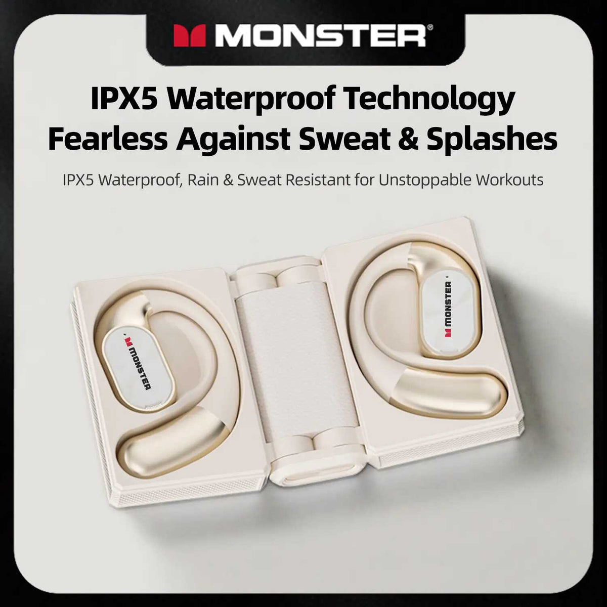 Dual-Fold Wireless Sport Earbuds — 165-Hour Playtime & Total Comfort