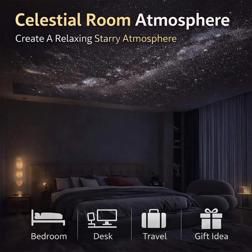 [BUY 1 GET 1 FREE] 2-in-1 Galaxy Starry Sky Projector & Night Light