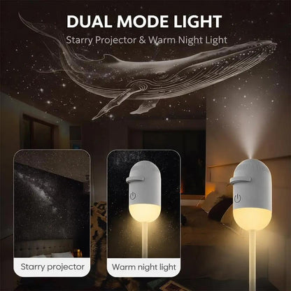 [BUY 1 GET 1 FREE] 2-in-1 Galaxy Starry Sky Projector & Night Light