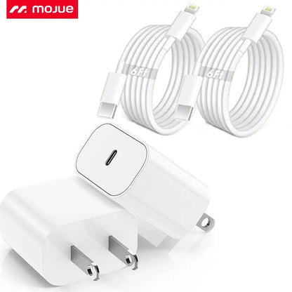 [BUY 1 GET 1 FREE] Ultra-Fast 20W USB-C Wall Charger & Lightning Cable Set