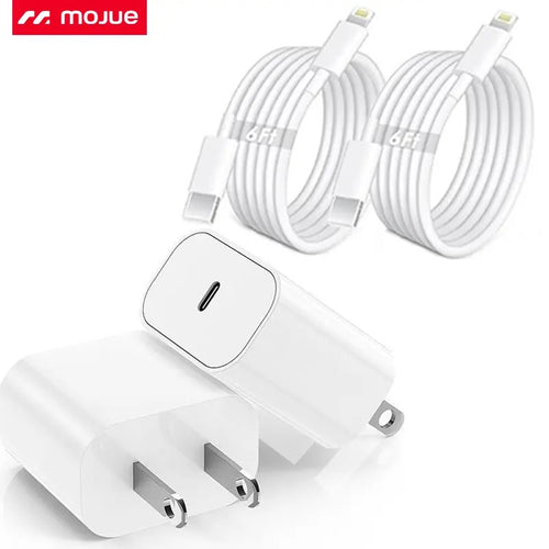[BUY 1 GET 1 FREE] Ultra-Fast 20W USB-C Wall Charger & Lightning Cable Set
