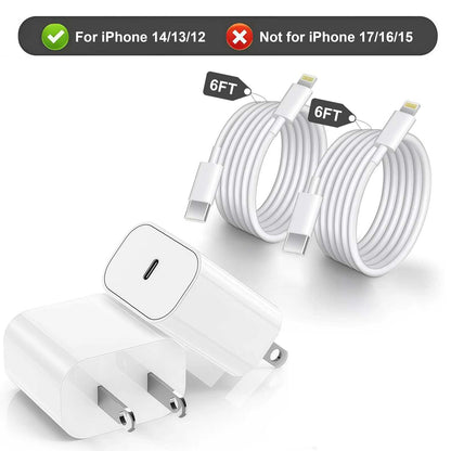 [BUY 1 GET 1 FREE] Ultra-Fast 20W USB-C Wall Charger & Lightning Cable Set