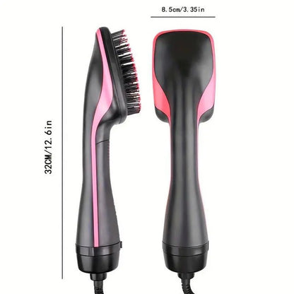 2-in-1 Negative Ion Hot Air Brush & Hair Styler