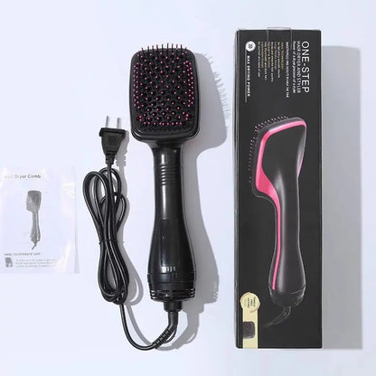 2-in-1 Negative Ion Hot Air Brush & Hair Styler