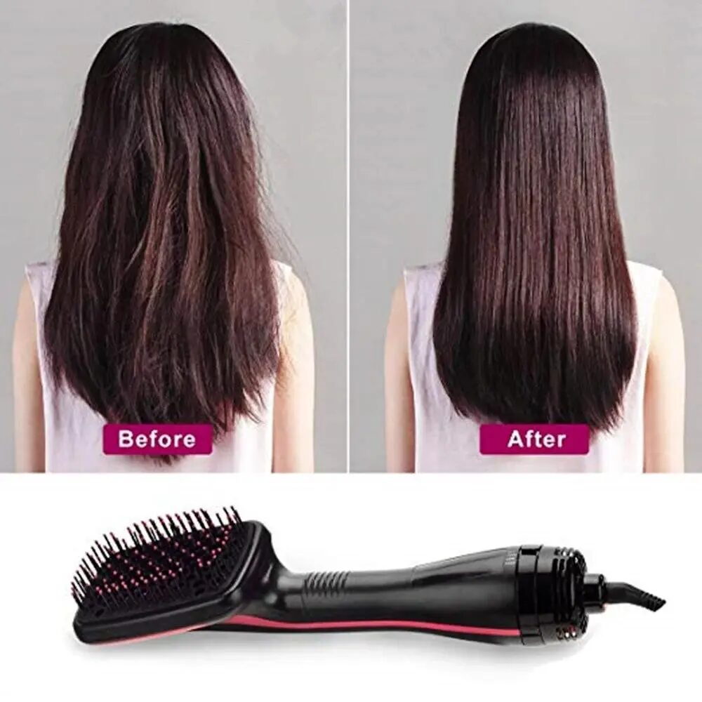 2-in-1 Negative Ion Hot Air Brush & Hair Styler