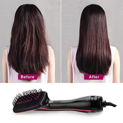 2-in-1 Negative Ion Hot Air Brush & Hair Styler