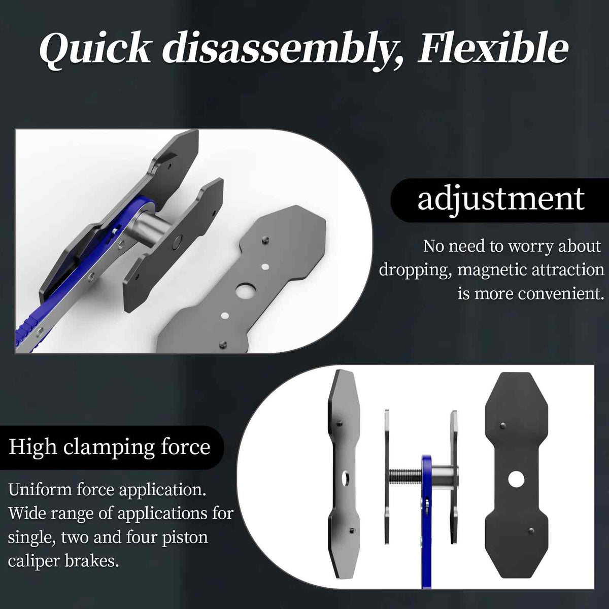 360° Ratchet Brake Caliper Press Tool