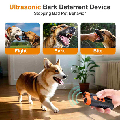 Rechargeable training tool for barking control.