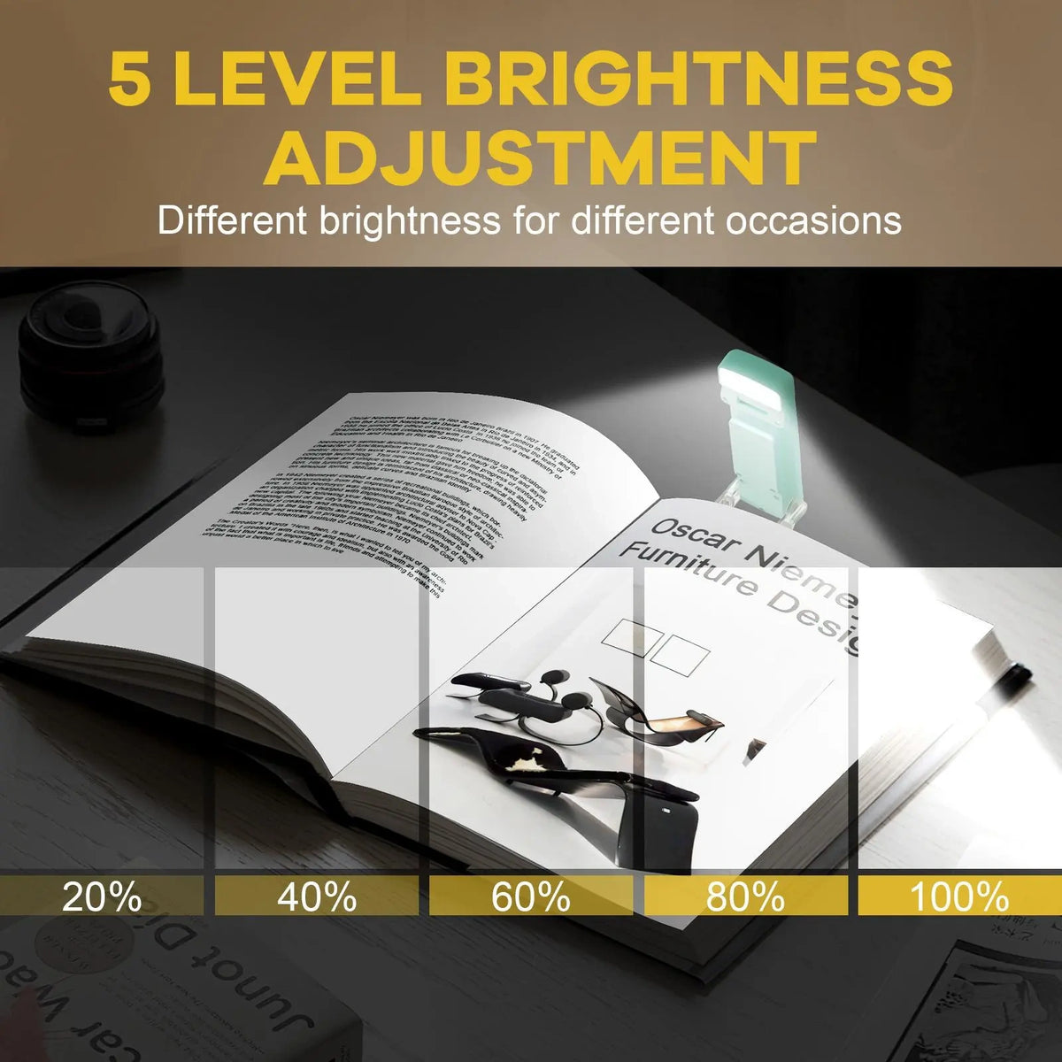 Summer USB Rechargeable Book Light