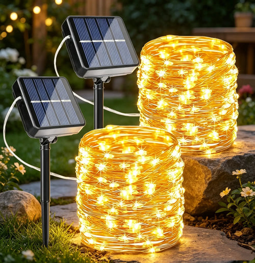 Solar Outdoor String Lights