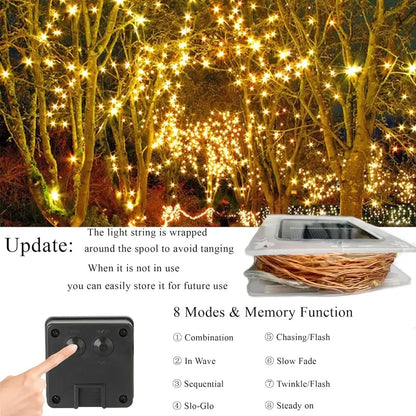 Solar Outdoor String Lights