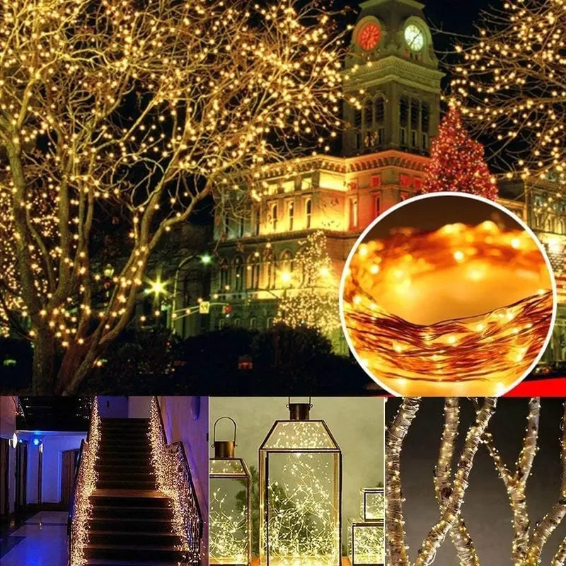 Solar Outdoor String Lights