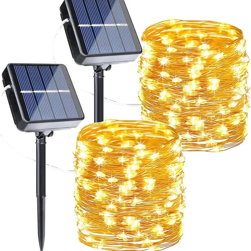 Solar Outdoor String Lights