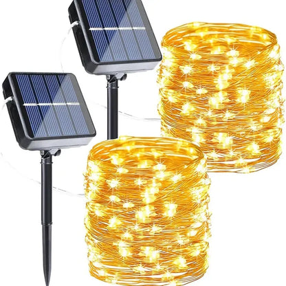 Solar Outdoor String Lights