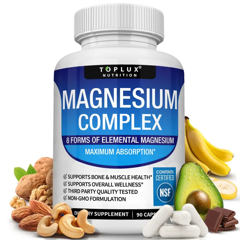 MagnaCore 8-in-1 Magnesium Complex – Daily Mineral Support Supplement