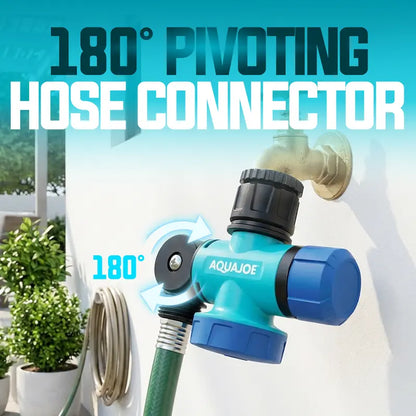 Multi-Function Outdoor Faucet and Garden Hose Tap Connector