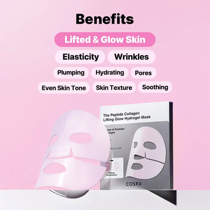 GlowLift 3-Step Skincare Kit – Eye Patches, Hydrogel Masks & Peptide Serum