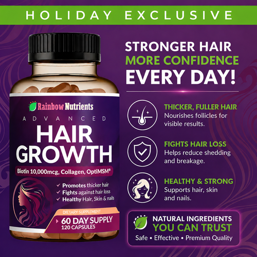 Hair Growth Supplement for Thicker, Fuller Hair