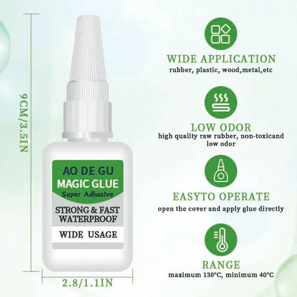 FixBond 10-Pack Fast-Setting Super Glue – Quick Repair Adhesive