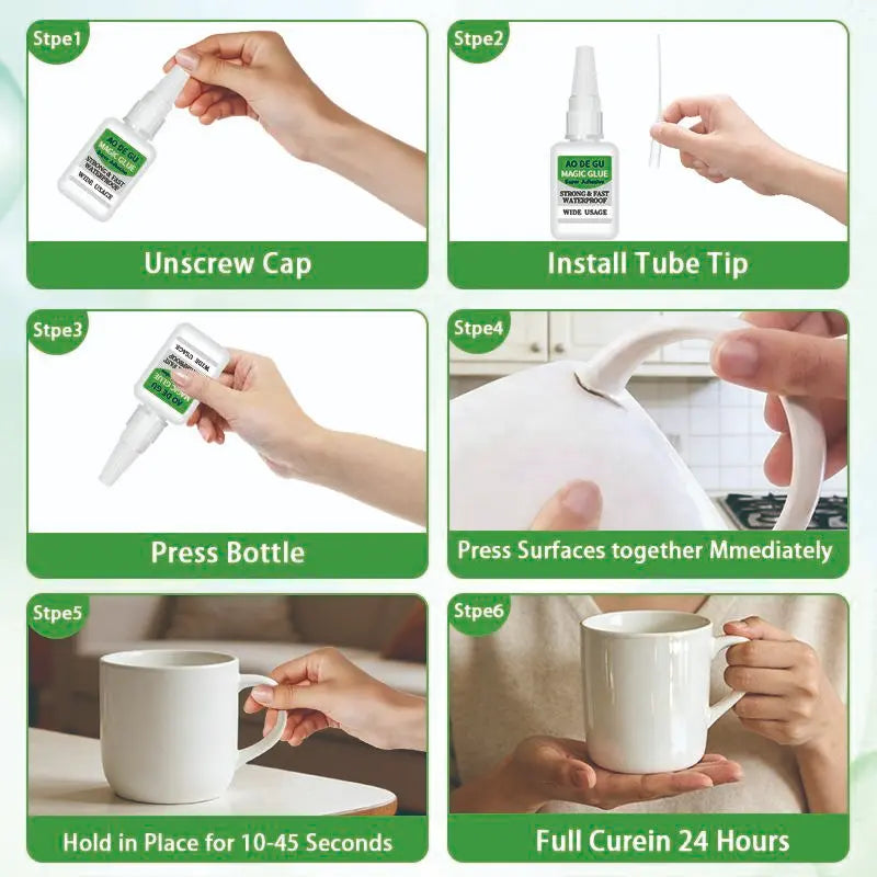 FixBond 10-Pack Fast-Setting Super Glue – Quick Repair Adhesive