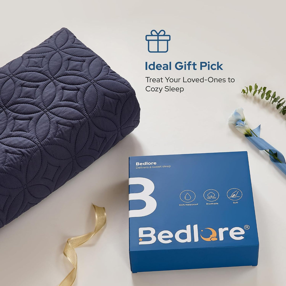 CloudGuard Waterproof Mattress Protector – Soft Deep Pocket Queen Cover