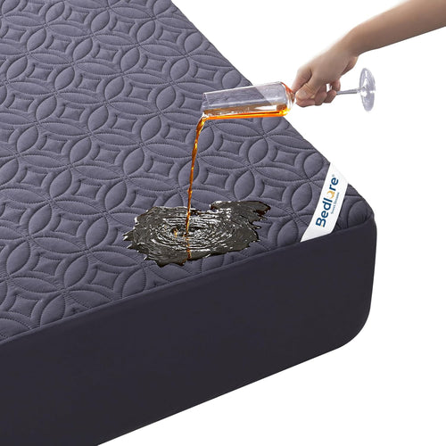 CloudGuard Waterproof Mattress Protector – Soft Deep Pocket Queen Cover