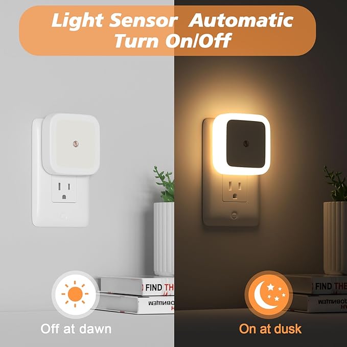 Smart Auto-Sensing LED Night Light: Soft Glow for Every Corner