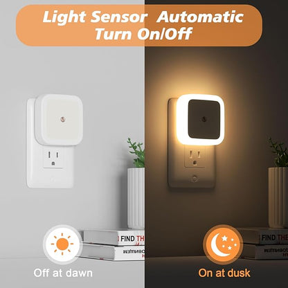 Smart Auto-Sensing LED Night Light: Soft Glow for Every Corner