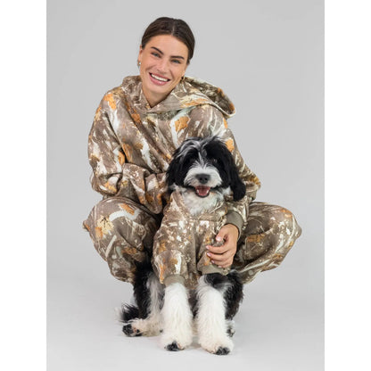 CamoPaws Cozy Pet Hoodie – Soft Matching Camouflage Hoodie