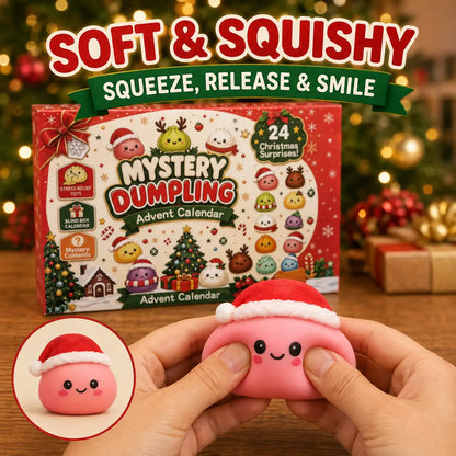 SquishyJoy Christmas Advent Calendar 2026 – 24-Day Mini Dumpling Surprise Toys