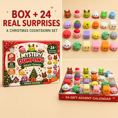 SquishyJoy Christmas Advent Calendar 2026 – 24-Day Mini Dumpling Surprise Toys