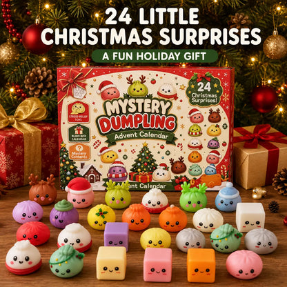 SquishyJoy Christmas Advent Calendar 2026 – 24-Day Mini Dumpling Surprise Toys