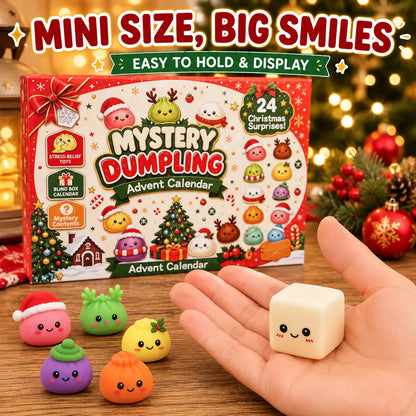 SquishyJoy Christmas Advent Calendar 2026 – 24-Day Mini Dumpling Surprise Toys