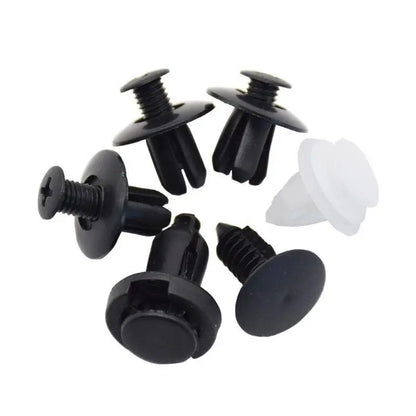 AutoClip Pro 100-Piece Fastener Set – 6-Type Universal Fender & Mudguard Retainer Kit