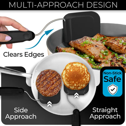 FlexTurn Adjustable Spatula – 2-Head Multi-Angle Kitchen Turner