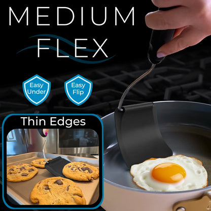 FlexTurn Adjustable Spatula – 2-Head Multi-Angle Kitchen Turner