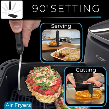 FlexTurn Adjustable Spatula – 2-Head Multi-Angle Kitchen Turner