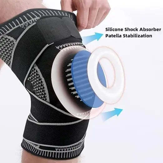 FlexGuard Knee Support Sleeves – 2-Pack Compression Support for Sports & Fitness