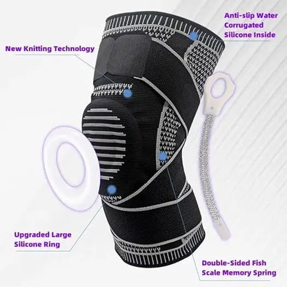 FlexGuard Knee Support Sleeves – 2-Pack Compression Support for Sports & Fitness